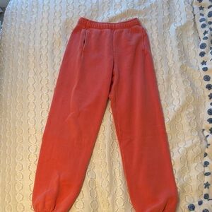 Aerie Kids Vibrant Coral Joggers